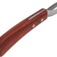 CHICIRIS Hoof Knife, Double Edged Hoof Trimming Knife with Wooden Handle Horse Farrier Tool, Stainless Steel Blade, Multifunctional Cow Horseshoe Knife for Hoof of Cows and Horses