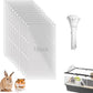 Pet Cage Liner Protection, Rabbit Cage Plastic Panels, 18 PCS Cage Urine Guard for Rabbit, Guinea Pig, Hamster, Hedgehog, Chinchilla, Ferret, Bunny - Transparent, 11.8"x5.9"