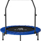 CLORIS 40in Folding Trampoline Mini Trampoline Rebounder Trampoline for Adults Fitness Trampoline with Adjustable Foam Handle, with safty Padded Cover Best Gift for Kids/Adult