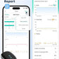 Pulse Oximeter O2 Ring Oxygen Monitor with Smart Reminder Sleep Oxygen Monitor Continuous Recording of SpO2 & PR, Blood Oxygen Saturation Rechargeable Pulse Ox with Free APP & Reports