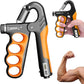 Hand Gripper Strengthener, Hand Squeezer Adjustable Resistance, Grip Strengthener Forearm Strengthener, Hand Exerciser for Muscle Building and Injury Recover, Forearm Strengthener