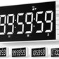 7.8'' Extra Large LED Kitchen Timer: 99H Countdown Countup with 3 Brightness, 5 Alarms & 4 Volume Levels, Magnetic Rechargeable Timer for Cooking, Classroom, Home Gym