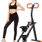 Stair Stepper for Home, Folding Vertical Climber Workout Machine for Full-Body Exercise Stair Stepper with Stable Frame Adjustable Handlebar & Pedals