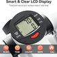Steppers for Exercise at Home, Mini Stepper with Resistance Bands, Portable Stair Stepper for Home, Smooth and Quiet, Hydraulic Fitness Stair Stepper with LCD Monitor