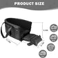 2 and 1 Center Console Dog Car Seat & Carrier for Small Dogs, Large Leather Dog Car Bed with Storage Pocket, Waterproof PVC Leather Seat Travel Bed for Front & Back Seat, Clip-On Safety Leash