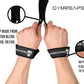Gymreapers Lifting Wrist Straps for Weightlifting, Bodybuilding, Powerlifting, Strength Training, & Deadlifts - Padded Neoprene with 18 inch Cotton