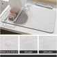AMOAMI Coffee Mat Hide Stain Rubber Backed Absorbent Dish Drying Mat for Kitchen Counter - Fits Under Coffee Maker or Machine