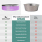 Coldest Dog Bowl - Anti Rust Metal, Non Slip, 3 Layers Insulated Stainless Steel Dog Bowls - Spill Proof & Heavy Duty - Water Bowl for Dogs, Cats, Dish Washer Safe (42 oz, Saturns Purple Glitter)