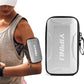 Dxyufazhe Outdoor Sports Multifunctional Armband Waterproof Running Sports Fitness Mobile Arm Bag, Compatible with iPhone 15 Pro Max 15 XS XR 8, Galaxy S25 S20 S10 Plus for Men & Women (Silver)