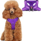 Dog Harness Step in Dog Vest Harness, Reflective Adjustable Puppy No Pull Harness Breathable Soft for Small and Medium Dogs Cats, Purple, XS