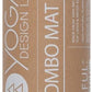 YOGA DESIGN LAB | The Combo Yoga Mat | 2-in-1 Mat+Towel | Eco Luxury | Ideal for Hot Yoga, Power, Bikram, Ashtanga, Sweat | Studio Quality | Includes Carrying Strap!