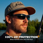 FAGUMA Polarized Sports Sunglasses For Men Cycling Driving Fishing UV400 Protection