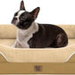 Washable Orthopedic Large Dog Bed - Big Dog Beds with Removable Waterproof Cover and Non-Slip Bottom XL Large Pet Bed with Bolster Extra Large Dogs Bed