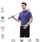 Men's Golf Polo Shirts Short Sleeve Striped Performance Moisture Wicking Dry Fit Golf Shirts for Men