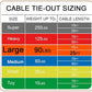 Petest 25ft Tie-Out Cable with Crimp Cover & Buffer Spring for Large Dogs Up to 90 Pounds