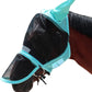 Luminous Horse Fly Mask with Long Nose, Ears, Full Face & Eye Protection - Full Mesh, Detachable Nose Cover, Fleece Padded Edging, Hook-and-Loop Straps with Webbing, Hanging Straps Mint Green