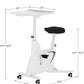 FLEXISPOT Exercise Bike with 2D Desktop, Space Saving Under Desk Bike with Removable Desk, Stationary Bikes Indoor Bikes with 300LBS Heavy Duty 8-Level Resistance Flywheel Optional LCD, V9PRO/V9MAX