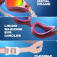 ZIONOR G1 Nava Super Anti-Fog Unisex Swim Goggles Mirror/Bright Smoke Lens