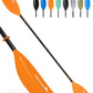 Abahub Adjustable Kayak Paddle 210-230 cm/ 230-250 cm Floating Kayaking Oars Boating Oars Canoeing Oars Black