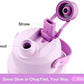 40 oz Insulated Water Bottle with 2-in-1 Straw and Spout Lid, Keep Cold 24H, Leak-Proof, BPA-Free, Double Wall Stainless Steel Water Bottle for Sports, Gym, Travel, and School (Misty Lilac)