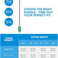 OCEANBROAD Kayak Paddle 86in/218cm, 90.5in/230cm, 95in/241cm Alloy Shaft Kayaking Boating Canoeing Oar with Paddle Leash