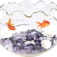 WAYBER 1 Lb/460g Natural Purple Amethyst Quartz Crystal Stones Irregular Decorative Pebble Rock Sand for Aquarium/Fish Turtle Tank/Vase Fillers/Air Plants/Succulent Plants Decor (Fill 1 Cup)