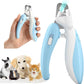 Cat Dog Pet Nail Clippers with Light, Llluminates Cat Dog Nails Or Bloodline, Safety Pet Nail Clipper for Dogs, Cats, Rabbits, Sharp, No Nail Splitting(Blue)