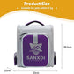 Expandable Pet Backpack, Cat Backpack with Breathable Mesh, Collapsible Soft Cat Travel Bag for Outdoor Hiking, Large Space Dog Backpack(Purple)