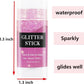 MEICOLY Pink Body Glitter Stick,Pink Face Glitter,Sparkly Hair Glitter,Singer Concerts Lover Heart Chunky Glitter,Pink Glitter Makeup,Mermaid Glitter Face Paint,Waterproof