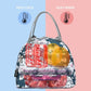 FlowFly Insulated Lunch Cooler Bag - Tote Bag Organizer for Women/Men, Plum