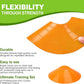 Ashsajkd(Set of 25/50/100 - Agility Soccer Cones with Carry Bag and for ， Football Cones for TrainingFootball, Basketball, Coaching, Agility Cones for Indoor and Outdoor Games