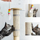 Cat Nail File Scratcher, Sisal Cat Scratch Pad Wrapped Around a Cat Scratcher Post or Cat Tower, Cat Nail File with 80 Aluminum Oxide Grit, to Help Protect Furniture and Help Trim Cat's Nails