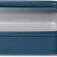 Caraway Glass Food Storage - 6.6 Cup Glass Container - Ceramic Coated Food Container - Non Toxic, Non Stick Lunch Box Container with Glass Lids - Dishwasher, Oven, & Microwave Safe - Navy