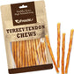 Afreschi Turkey Tendon Thin Stick 3.5 oz, USA-Sourced Turkey Tendon, Dog Treats for Classic Series, All Natural Human Grade Dog Treat, Suitable for Training chew, Rawhide Alternative