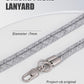 project-cb Phone Wrist Strap 1,Tether Tab 2,Phone Wristlet,Lanyard Wrist Strap,Key Holder,KeyChain,KeyRing×2(FoggyBlack-S)