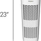 Whirlpool WPT80P Whispure True Hepa Air Purifier, Activated Carbon Advanced Anti-Bacteria, Ideal for Wildfire, Allergies, Odors, Pet Dander, Mold, Smoke and Germs, Large, White
