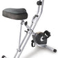 Exerpeutic Foldable Exercise Bike, 8 levels of Resistance Stationary Bicycle with Airsoft Seat, LCD Display to Track Distance, Calories, Time and Speed