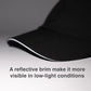 Home Prefer Reflective Water Repellent Quick Dry Airy UPF50+ Sun Hat for Men Women Outdoor Sports Baseball Caps Unisex