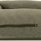 FurHaven Soft, Orthopedic Foam Sofa Dog Bed with Washable & Removable Cover - Faux Fur/Velvet - Dark Sage, Dogs Up to 35 lbs - Medium