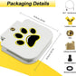 Outdoor Dog Water Fountain Step On - Upgrade Large Dog Sprinkler Drinking Water Dispenser Dog Paw Waterer Activated with Stainless Steel Braided Hose