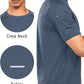 NORTHYARD Men's Athletic Running T-Shirts Quick Dry Workout Shirts Short-Sleeve Sports Gym Tee Tops Performance Activewear
