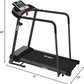 Redliro Walking Treadmill with Long Handrail for Balance, Recovery Fitness Exercise Machine Foldable for Home use with Holder for Phone & Cup,LCD Display, 300 lbs Capacity