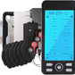 Tens Unit Machine Pulse Massager for Pain Relief, 24 Massage Modes, Rechargeable Muscle Stimulator Device with 10 Pads
