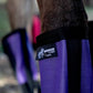 Warrior Fly Boots for Horses - Breathable Mesh Horse Boots for Fly Protection & Leg Comfort - Set of 4 (The Warrior, Purple)