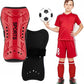 Youth Soccer Shin Guards for Kids Shin Pads Child Calf Protective Gear Protective Soccer Equipment for Boys Girls Children 3-15 Years Old