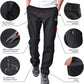 Toomett Men's hiking Snow Pants Skiing Winter Insulated Fleece lined Outdoor Water Repellent camping,walking,fishing