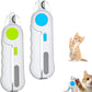 Pets Nail Clippers with Light, Cat Dog Nail Clippers with Built-in Nail File, Sharp Blades, Portable Cat Nail Clipper, Cats Claw Trimmer, Adjustable Claw Clippe for Cats (Style A)