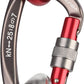 Screwgate Locking Carabiner Clip - Professional Rock Climbing Carabiner Screw Lock,Heavy Duty Carabiners for Climbing,Mountaineer,Hammock,Camping,Outdoor Equipment