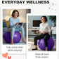 Trideer Extra Thick Yoga Ball Exercise Ball, 5 Sizes Gym Ball, Heavy Duty Ball Chair for Balance, Stability, Pregnancy, Quick Pump Included