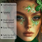 Mysense Green Body Glitter Gel,St Patricks Day Outfit Accessories for Women Girls,Chunky Mermaid Glitter Sequins for Face Eye Hair Decorations,Festival Rave Sparkling Glitter Makeup,30g